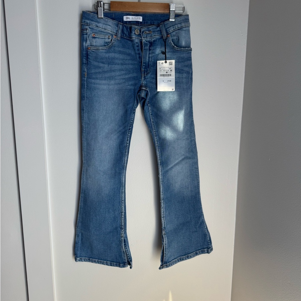 Zara Denim flared kids Jeans - size 10 NWT